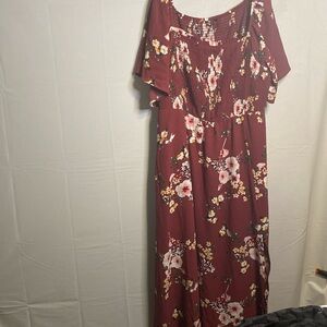 - Bloom chic dress flower lined dress. NWT